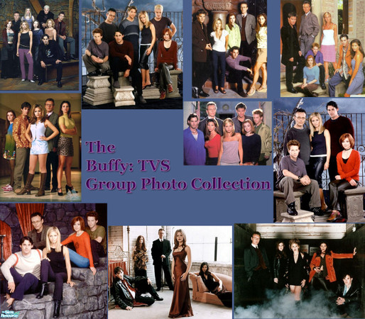 Sims 2 — Dark Design's B:TVS Group Picture Collec by Dark_Design — A collection of wall hangings featuring the cast of