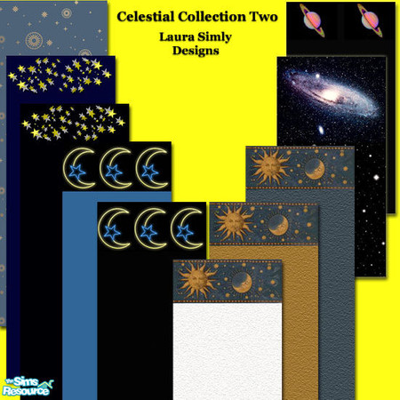 Sims 2 — Laura Simly Celestial Wallpaper Set Number Two by debs913 — Ten fun wallpapers revisiting the celestial theme