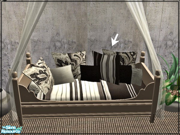 Sims 2 — PB Daybed Set in lightwood - Pillows 2 by ~Monica~ — An additional pillows recolor. Enjoy ;)