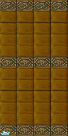 Sims 2 — OLD Mexican Wall & Tile Sets  - Om2bw by eriduserpent — A wall, set 2. Old Mexican handmade/handbaked