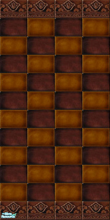 Sims 2 — OLD Mexican Wall & Tile Sets  - Om3aw by eriduserpent — A wall, set 3. Old Mexican handmade/handbaked