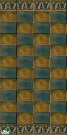 Sims 2 — OLD Mexican Wall & Tile Sets  - Om1aw by eriduserpent — A wall, set 1. Old Mexican handmade/handbaked
