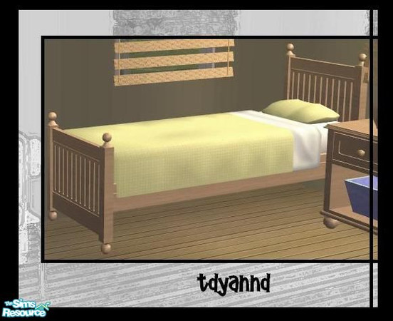 Sims 2 — Daddys Girl - TC94 - Single Bed by tdyannd — A recolor of kittyispretty69\'s Dreams Bedroom mesh featuring TC94