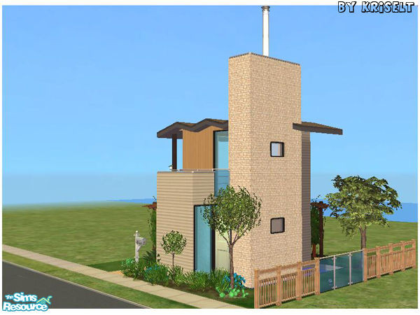 Sims 2 — ~Modern Philadelphia~  by kriselt — Modern philadelphia-house for your sim to live in! Small and modern! Easy