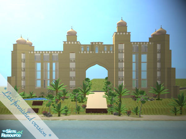 Sims 2 — Atlantis, the Palm - Light Edition by senemm — Set of less/unfurnished Burj Al Arab; Taj Mahal and Atlantis, the