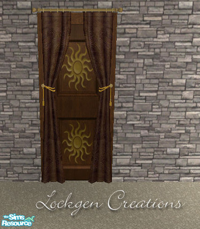 Sims 2 — Sun Throne Room - Door by lockgen — Part of my Sun Throne Room.