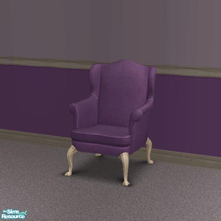 Sims 2 — Lavender Nursery Chair by Outpost_Road — Part of the Lavender Nursery set.