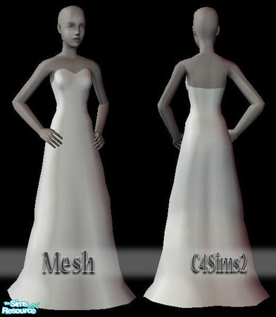 Sims 2 — BM-TF004 - Formals for Teens by FaronDesign — This is the meshfile. 