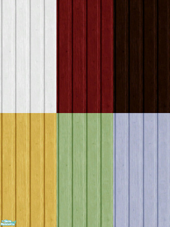 Sims 2 —  by wildstar24 — Traditional Swedish vertical wood siding.