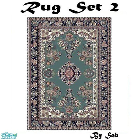 Sims 2 — Rug 2 by Sab — Rug 2 - Green