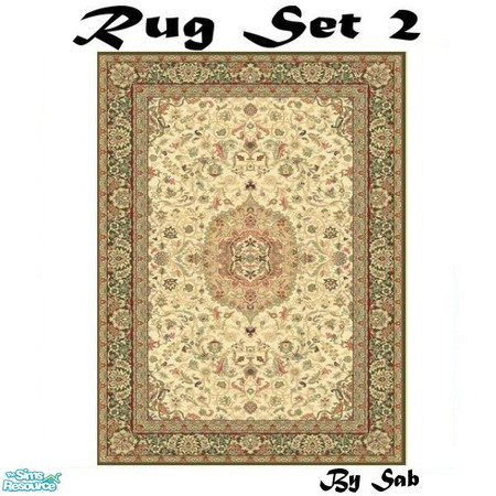Sims 2 — Rug 1 by Sab — Rug 1 - beige