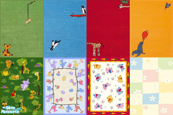 Sims 2 — Jolly rugs for children by Helena — 