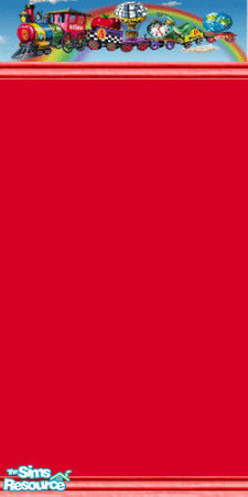 Sims 2 — ABC Train red by Astarta — Colorfull ABC trainset for kids.