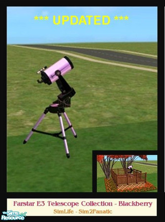 Sims 2 — Farstar E3 Telescope Collection Two - Bl by oldmember_Sim2Fanatic — For those of you who previously downloaded