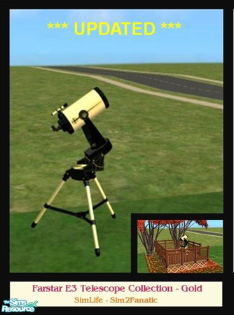 Sims 2 — Farstar E3 Telescope Collection Two - Go by oldmember_Sim2Fanatic — For those of you who previously downloaded
