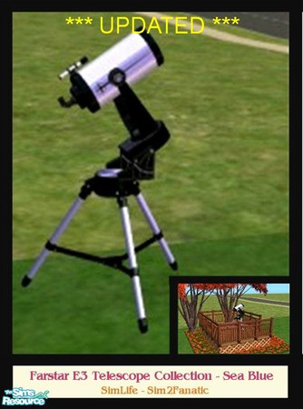 Sims 2 — Farstar E3 Telescope Collection One - Se by oldmember_Sim2Fanatic — For those of you who previously downloaded
