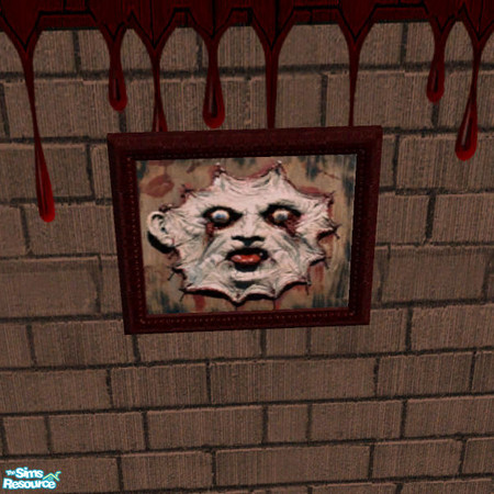 Sims 2 — Spooky Painting by paulajedi — Spooky painting.