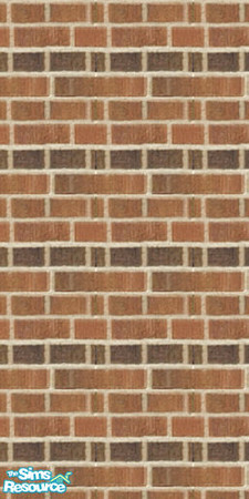 Sims 2 — Red Brick 2 by queenmab75 — red brick