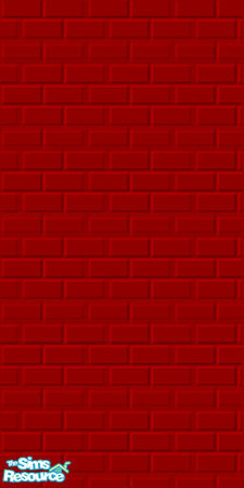 Sims 2 — Red Brick by queenmab75 — Red brick exterior wall