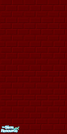 Sims 2 — Dark Red Brick by queenmab75 — Dark red brick exterior wall
