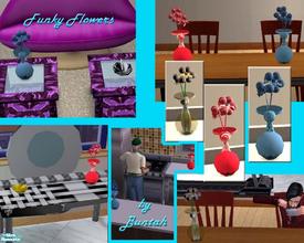 Sims 2 — Funky Flowers by buntah — Here's some more cheap stuff for those poor University students. Only $10, with a room