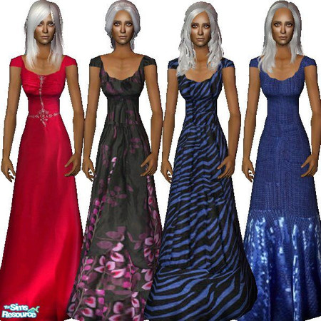 Sims 2 — Elder formal by janicap — Formal dress for elders.Based on mesh by NeptuneSuzy.