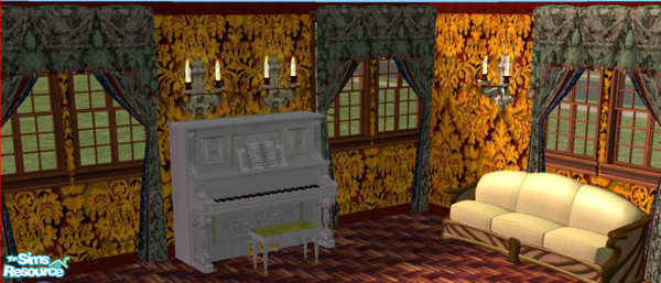 Sims 2 — White Piano by 22ko — ---by 22ko---
