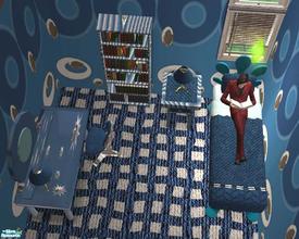 Sims 2 — Freshman Dorm Room by buntah — Those University dorm rooms are small, but this set will give you all you need.