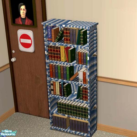 Sims 2 — Freshman Dorm Bookcase by buntah — This is part of my Freshman Dorm room. Made for University, but it works if