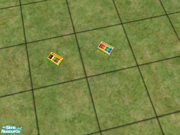 Sims 2 — xylaphone by woo-hoo — a childrens xylaphone. brightly recoloured for more fun.