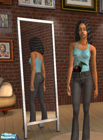 Sims 2 — Blue top by xHoneyxDancerx — Nice kinda long blue top for your adult sim!