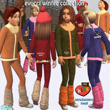 Sims 2 — evucci winter collection by evi — I am still using the title my friend Raven gave me. This time to present my