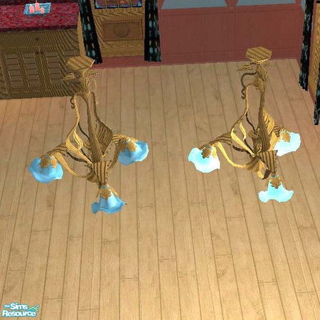 Sims 2 — Dining ceiling lamp GLASS by buntah — This is the glass for the ceiling lamp in my Dinner Is Served dining room