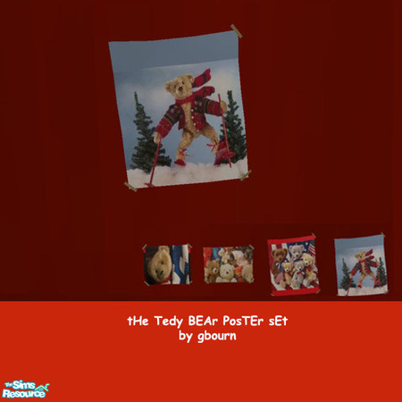 Sims 2 — beAr 1 POSTER by gbourn — Colourful posters for child and teen bedrooms