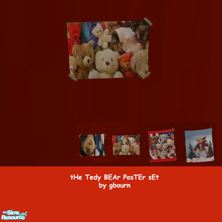 Sims 2 — beAr 4 POSTER by gbourn — Colourful posters for child and teen bedrooms
