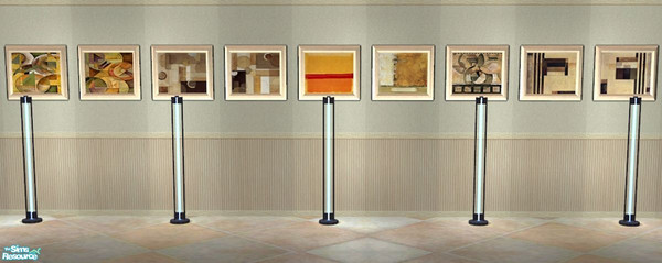 Sims 2 — Piej Non-Objective Art Suite (Meaning of by oldmember_Piej — A collection of non-objective abstract art,