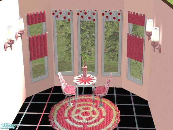 Sims 2 — Breakfast Nook by buntah — Just a simple breakfast nook to add as a porch or room connected to your kitchens :-)