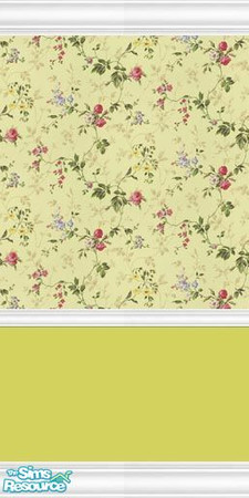 Sims 2 — Wallpaper for the MRC Sunroom by MidnightRose — A bright cheerful wallpaper for your sunroom. Created by