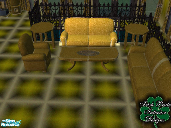 Sims 2 — Rock Star Loveseat by Irish Pride — The Rock Star Loveseat, part of the Rock Star Living Room. By Irish Pride