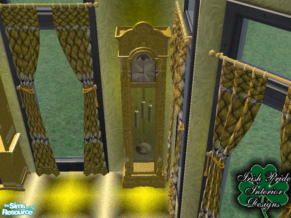 Sims 2 — Rock Star Clock by Irish Pride — The Rock Star Clock, part of the Rock Star Living Room. By Irish Pride Interior