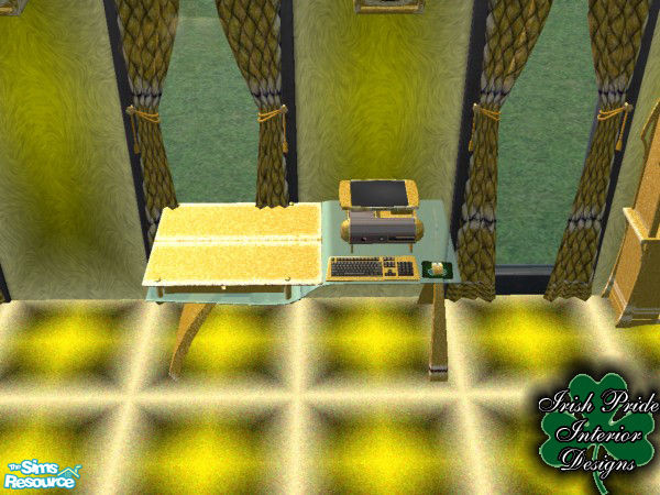 Sims 2 — Rock Star Desk Top by Irish Pride — The Rock Star desk top, part of the Rock Star Living Room. By Irish Pride