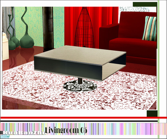 Sims 2 — Huabanzhu livingroom05 - coffeetable by huabanzhu — 