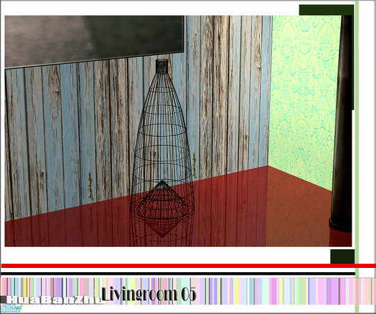 Sims 2 — Huabanzhu livingroom05 - Openwork vase by huabanzhu — 
