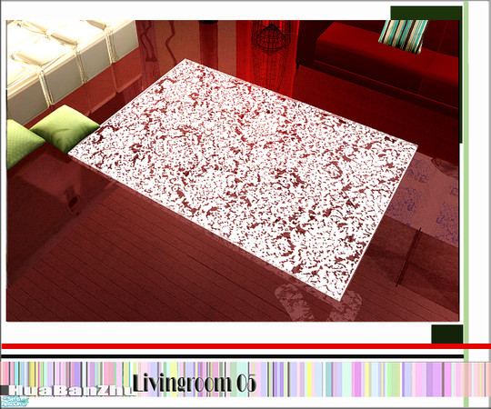 Sims 2 — Huabanzhu livingroom05 - Rug by huabanzhu — 