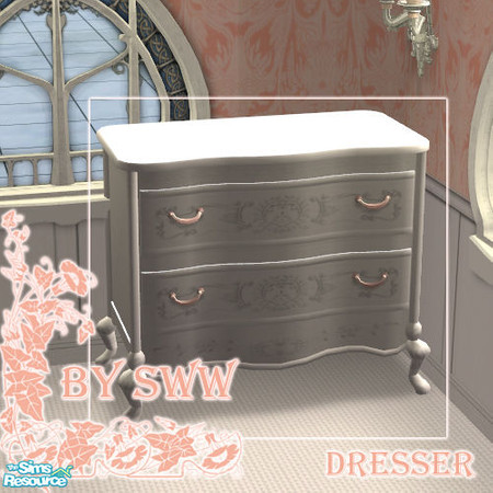 Sims 2 — Bridal Dresser by sww — made by sww