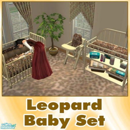 Sims 2 — Leopard Baby Set by velvet9409 — If you're looking for something a little wilder for your little ones, try this