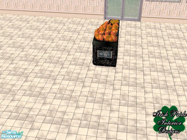 Sims 2 — Marble Produce Bin #1 by Irish Pride — The marble produce bin part 1, part of the Commercial Grocery Set. By