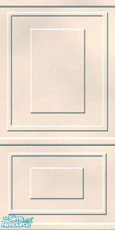 Sims 2 — Modern panel - White by TSR Archive — 