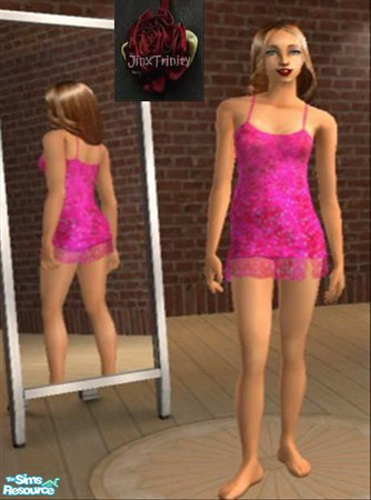 Sims 2 — Nighty by JinxTrinity — Nighty in pink. Comes in other colors too!