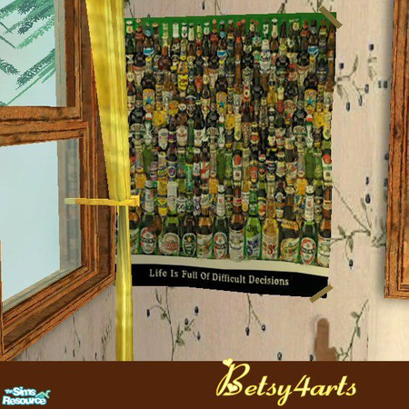 Sims 2 — Pete's Beer Poster by Betsy4arts — This is a poster of Pete's favorite beverage!!Betsy's creations